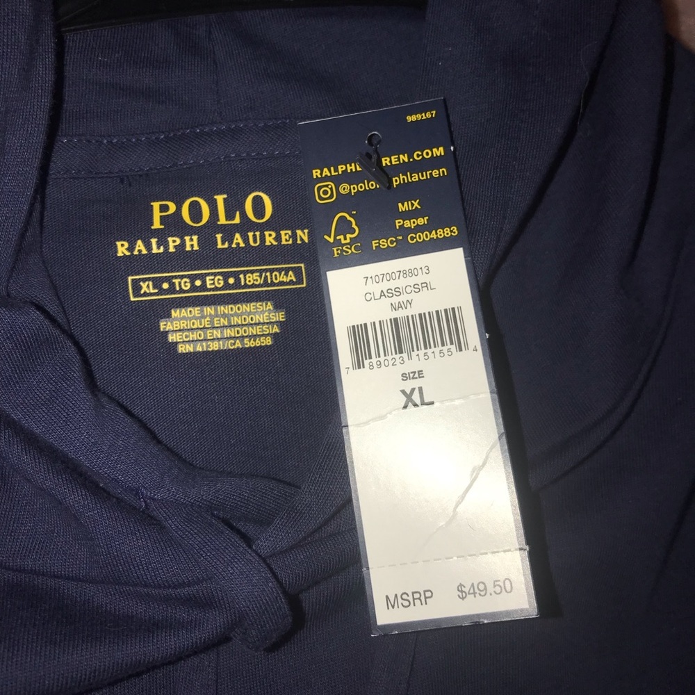 BRAND NEW POLO LIGHT WEAR HOODIE